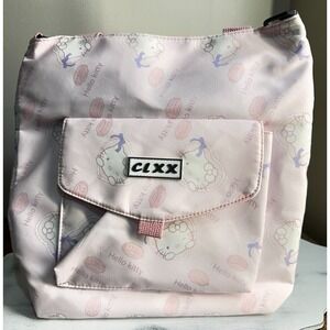 Sanrio Shoulder o Crossbody Bag Hello Kitty, Light Pink, Impermeable, Zipper,